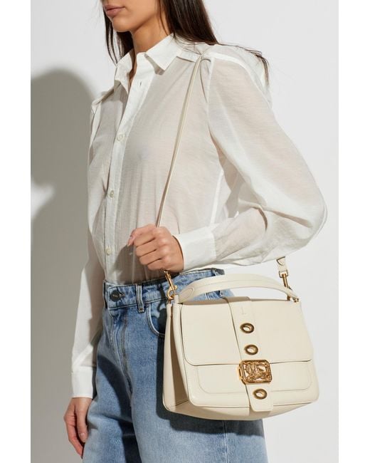 Burberry Natural 'Rider Small' Handbag