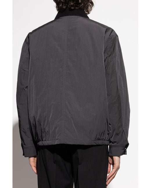 Theory Gray Jacket With Pockets for men