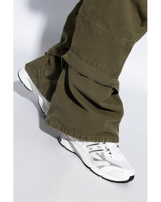 Adidas Originals White 'Temper Run 2' Sports Shoes
