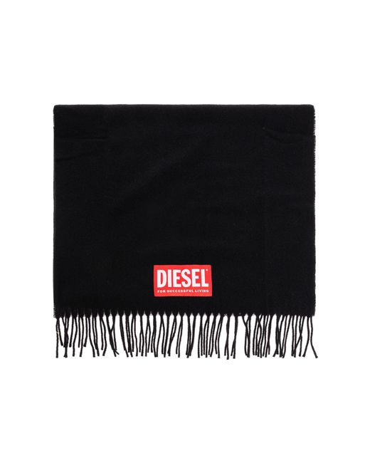 DIESEL Black Scarf 'S-Imon' for men