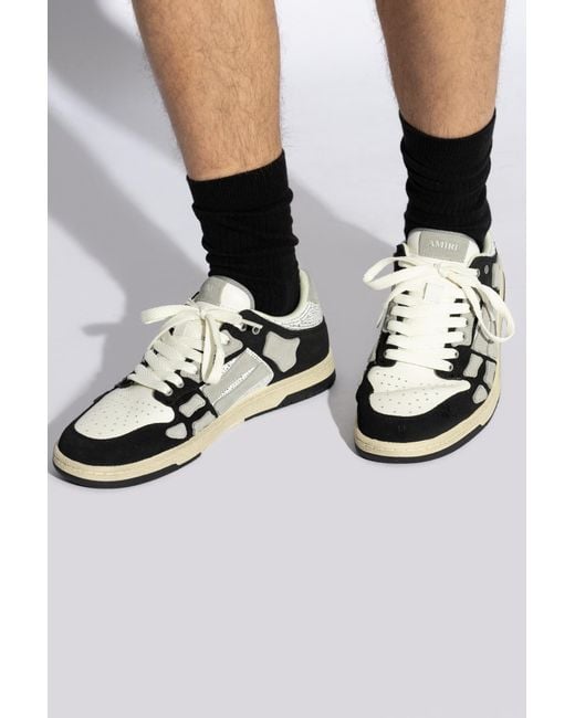 Amiri White Sneakers Crystal Skel Top Low for men