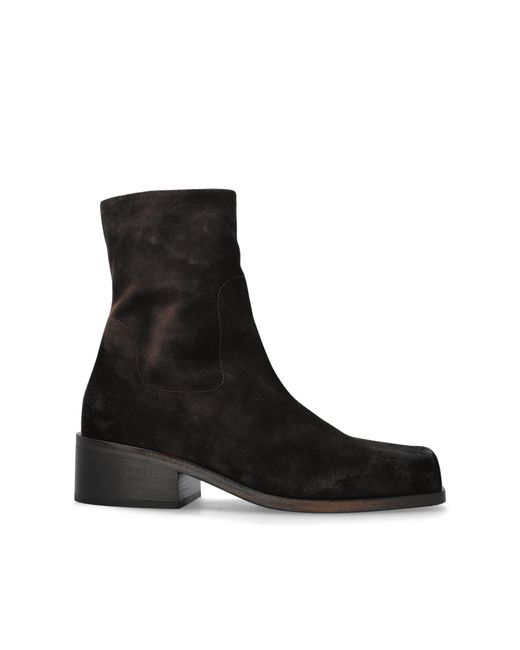 Marsèll Black Suede Ankle Boots