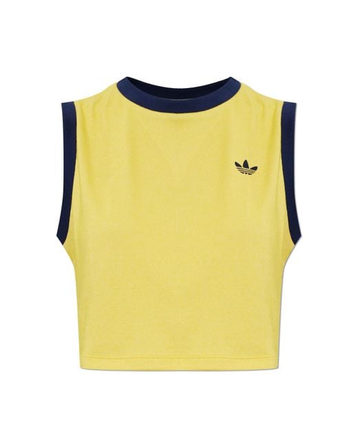 Adidas Originals Yellow Top With "Z" Logo