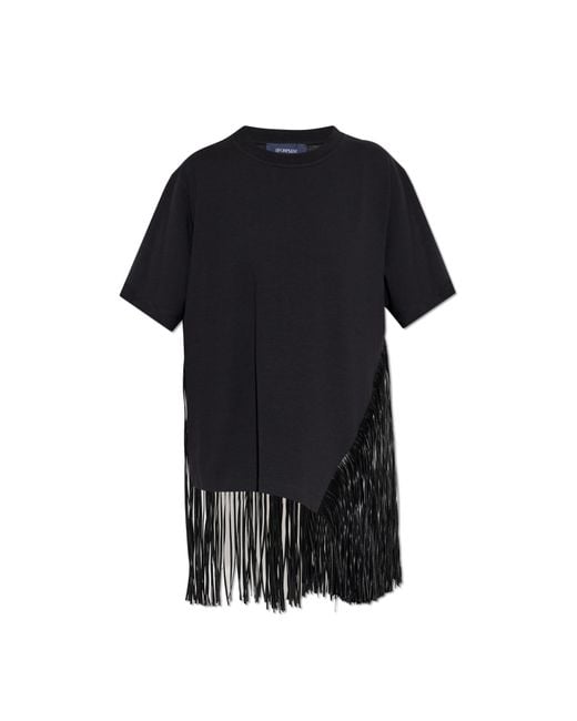 Sportmax Black T-Shirt 'Sponda'