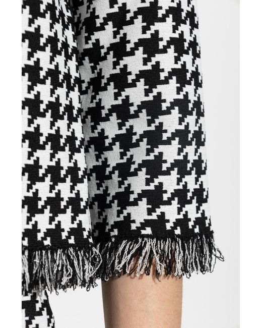 McQueen Black Patterned Cardigan
