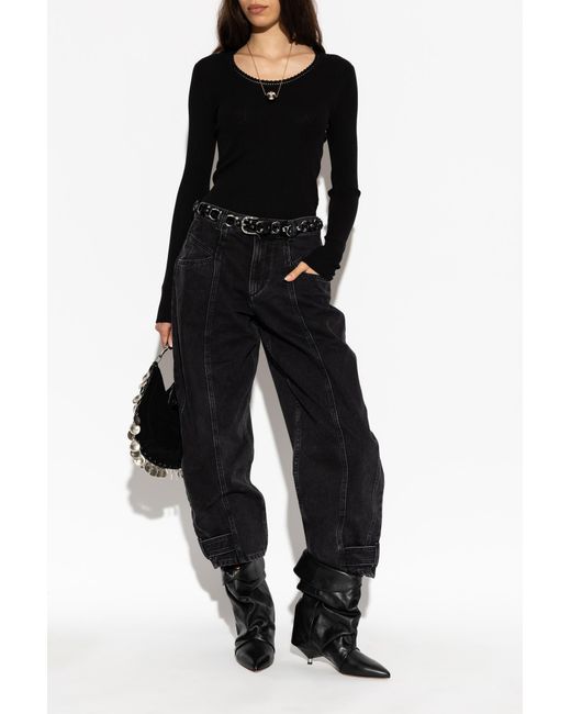 Isabel Marant Black Top 'Selenie'