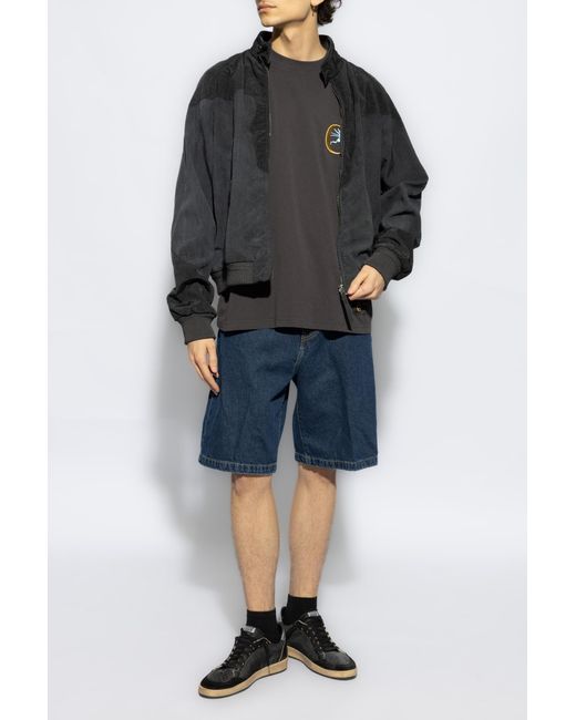 Carhartt Blue Denim Shorts for men