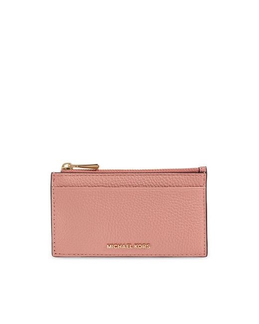 MICHAEL Michael Kors Pink Jet Set Card Holder