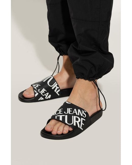 Versace hotsell jeans slides