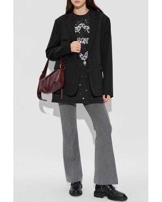 AllSaints Gray 'Astra' Trousers