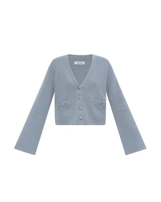 Zadig & Voltaire Blue Cardigan 'Nolly'