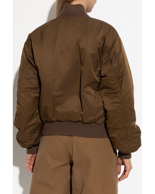 Chloé Brown Bomber Jacket