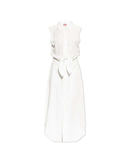 DIESEL White Dress 'D-Elta-Sl'