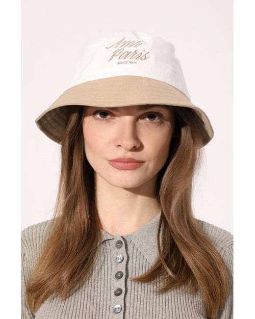 AMI White Hat With Embroidered Logo