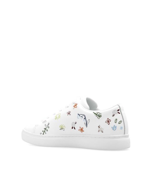 Paul Smith White Lace-Up Sneakers