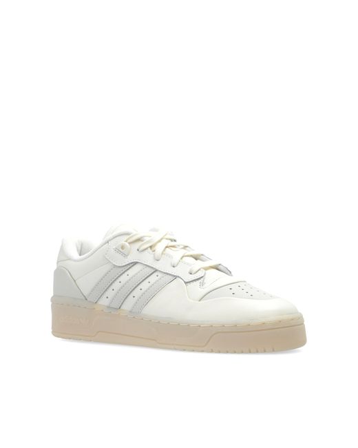Adidas Originals White 'rivalry Low' Sneakers,