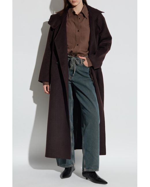 Samsøe & Samsøe Black Coat 'Sahanne'