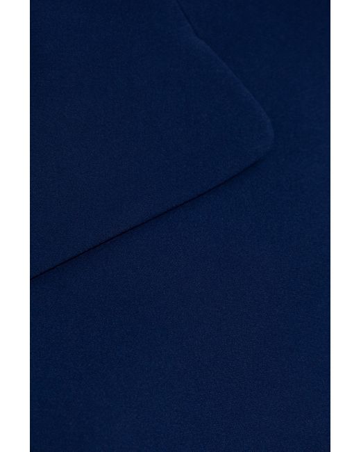Alexander McQueen Blue Blazer With Closed Lapels,