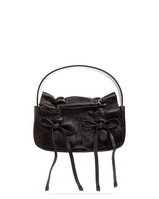 Acne Black 'multipocket Micro' Handbag,