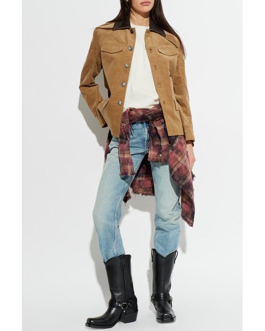 Zadig & Voltaire Brown "Veram" Jacket