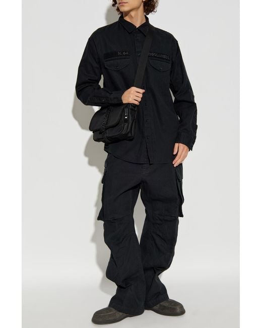 DSquared² Black Trousers With Pockets for men