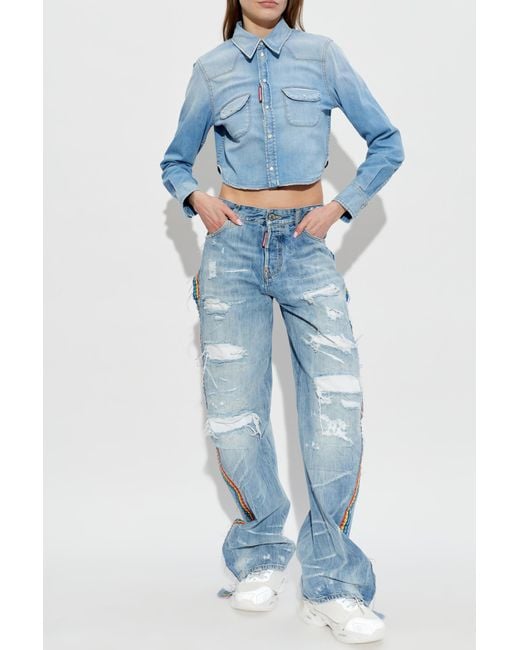 DSquared² Blue Denim Shirt