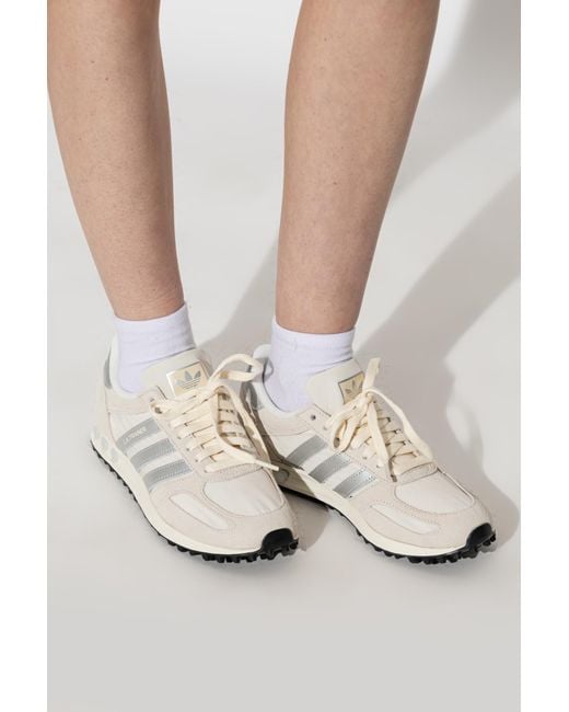 Adidas Originals White 'La Trainer Og' Sports Shoes