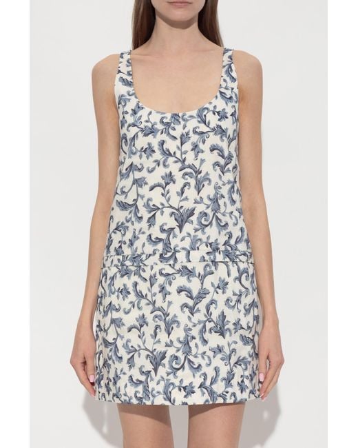 Posse White Rue Shift Mini Dress