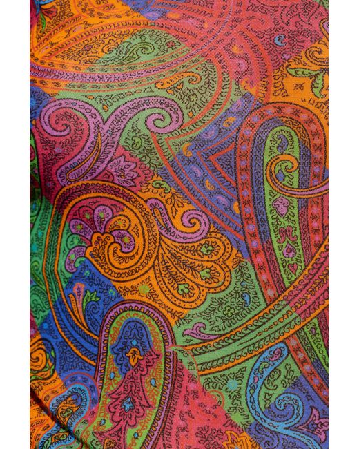 Etro Multicolor Wzorzysty Top – Patterned Top