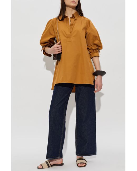 Max Mara Brown Top "Adorni"