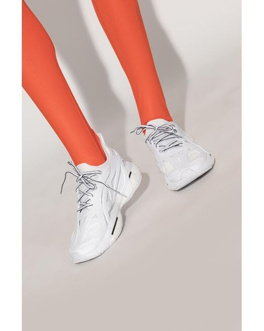Adidas By Stella McCartney White Adidas Stella Mccartney 'solarglide' Running Shoes,