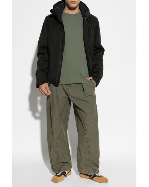 Sease Black Jacket With Detachable Hood for men