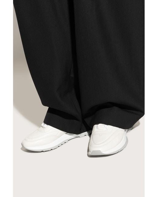 Givenchy White Sports Shoes With A Logo for men