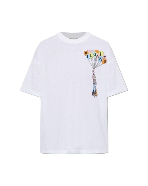 AllSaints White T-Shirt "Lofty"
