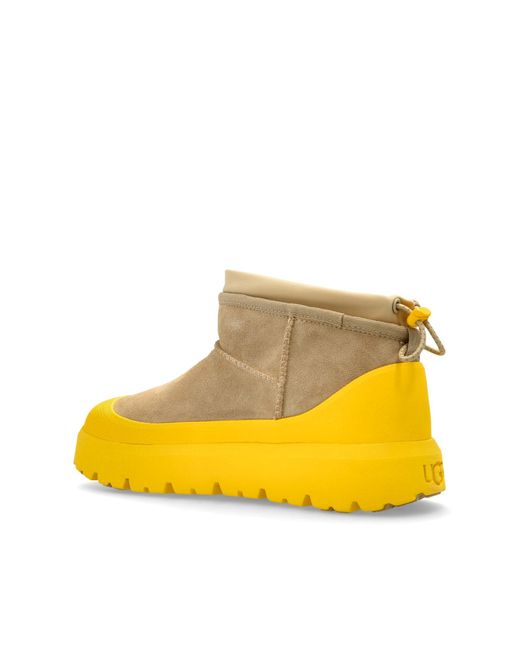 Ugg Yellow Snow Boots 'M Cl Ultra Mini Weather Hybrid' for men