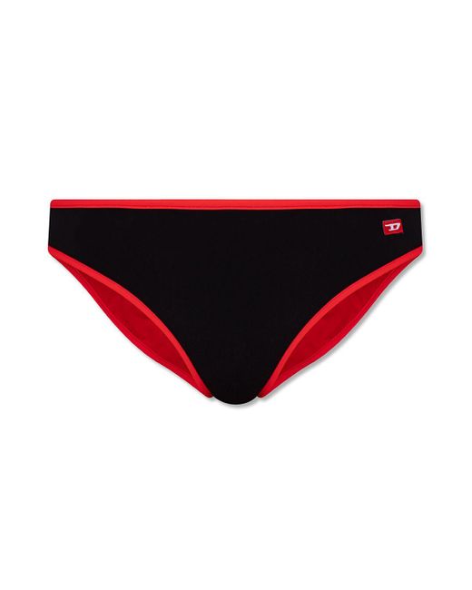 DIESEL Black 'bfb-sees' Bikini Top