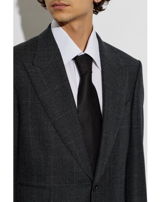 Tom Ford Black Silk Tie for men