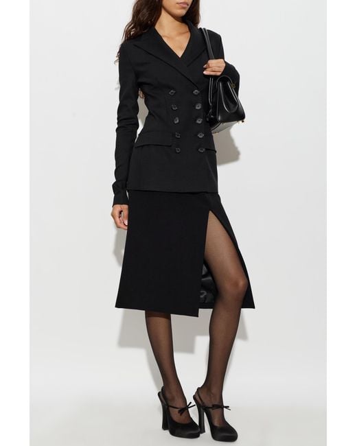 Dolce & Gabbana Black Wool Blazer