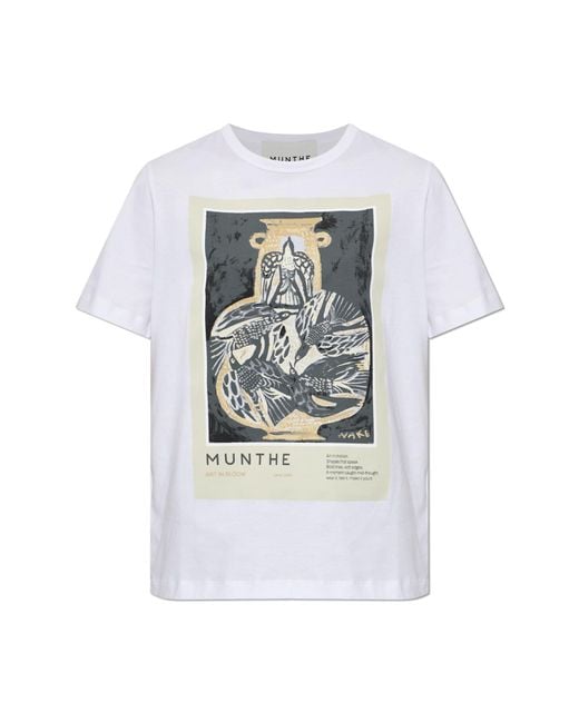 Munthe White T-Shirt 'Nynne'