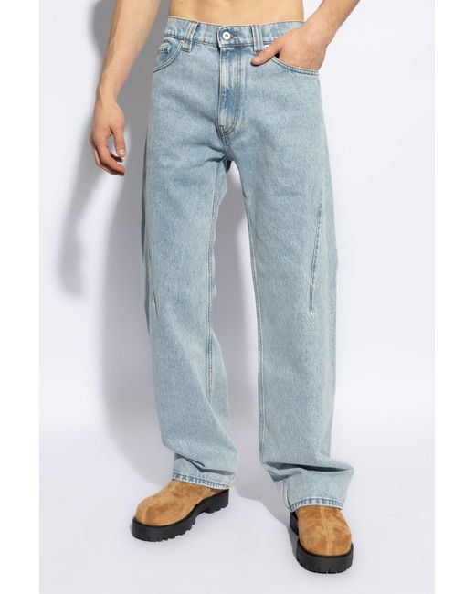 Y. Project Blue Straight-leg Jeans, for men