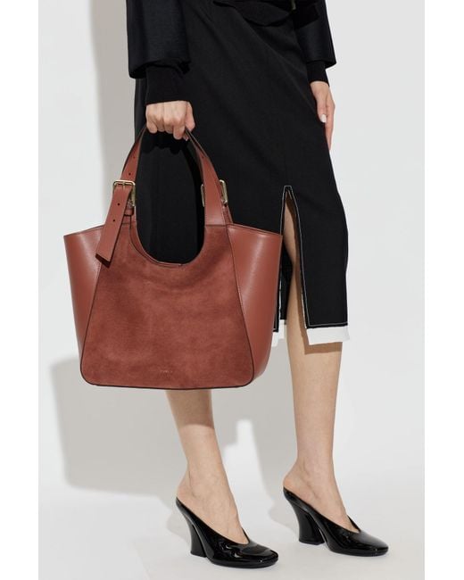 Furla Red "Dora Medium" Bag