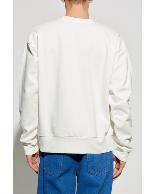 Marni White Sweatshirt With Logo for men