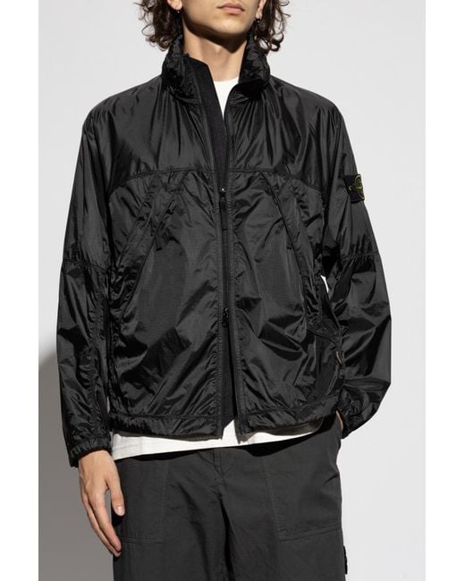 Stone Island Black 'Ripstop Light' Jacket for men