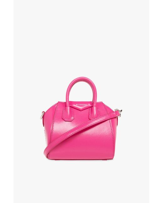 Givenchy Pink 'antigona Micro' Shoulder Bag