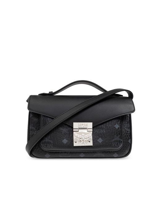 MCM Black Handbag "Tracy Medium"
