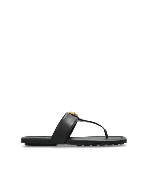 Marc Jacobs Black Leather Slides