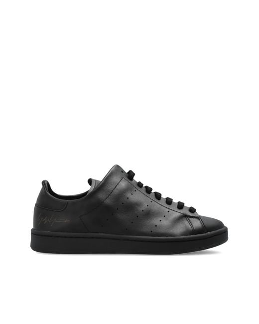 Y-3 Black 'Diagonal Stan Smith' Sports Shoes