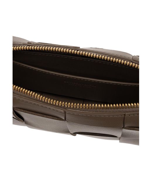 Bottega Veneta Brown ‘Cassette Mini’ Shoulder Bag