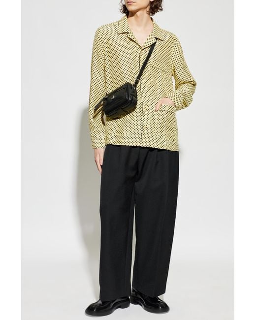 Tom Ford Yellow Silk Shirt for men
