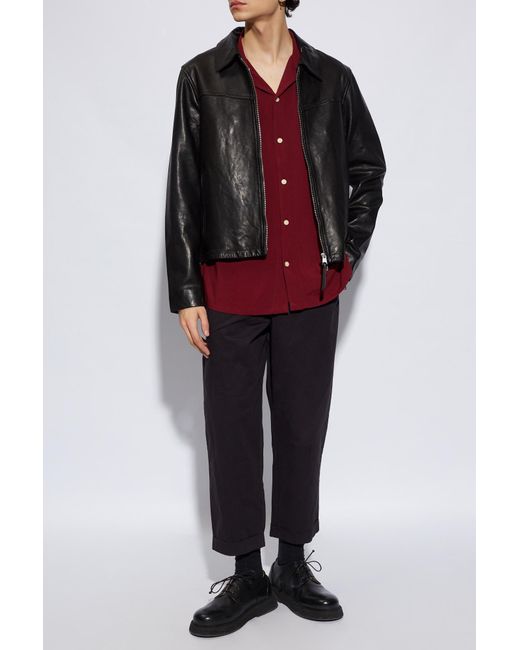 AllSaints Red 'venice' Relaxed-fitting Shirt, for men